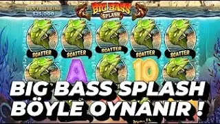 🎁 SLOT OYUNLARI 🐟 BIG BASS SPLASH B&Ouml;YLE OYNANIR EFSANE &Ouml;DEME
