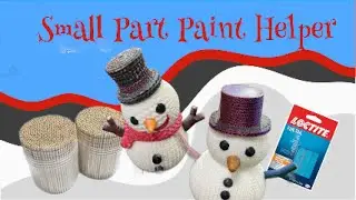 Quick and way way to hold small parts for painting
