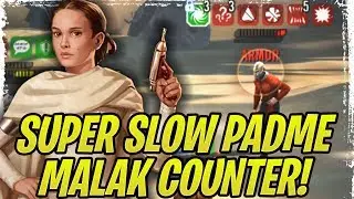 *SUPER LOW SPEED* PADME COUNTERS DARTH REVAN AND MALAK! Shaak Ti Also Good with Padme! | SWGoH
