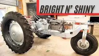 1948 Silver King Antique Tractor Restoration - Part 3 - Wheels, Frame & Engine
