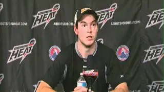 Oct. 14 2011 - Post Game Interview With Greg Nemisz