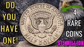 Rare Kennedy Half Dollar Coins Worth Big Money | 1977, 1979, 1980-D & 1984-D