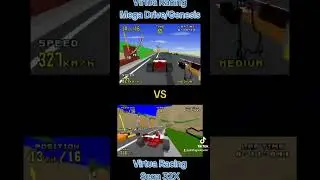 Compare Virtua Racing Megadrive Genesis vs 32X