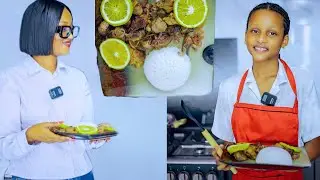 DAY 1 OF TEACHING MY 13 YEARS OLD DAUGHTER HOW TO COOK 🧑‍🍳💃🏻