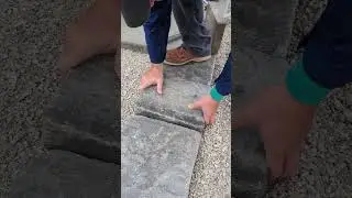 Placing a Cut Paver in a Patio