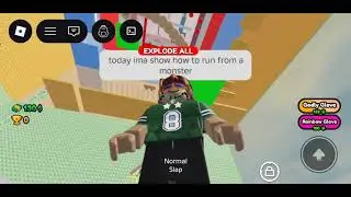 How to escape from a monster in a tower