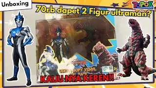 70rb sebagus ini? | Unboxing mainan - figure soft vinyl Ultraman Blu & kaiju Grigio Bone