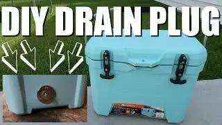 How To Install A Drain Plug To Your Cooler | Cooler Accessories | How To Add
