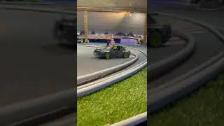 scraping on the Guardrail with a Yokomo SD2.0 #rcdrift #rccars #shorts
