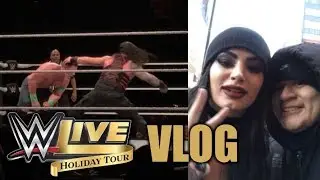 WWE MSG LIVE EVENT VLOG 12/26/17 FLOOR SEATS | SELFIE WITH PAIGE