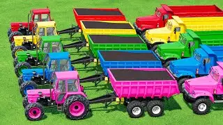 Transporting Small Tractors, Fiat 480, and Sugarcane with a MAN Truck! | Farming Simulator 22