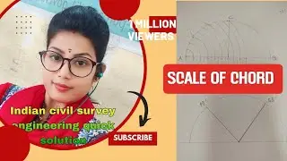 #engineering drawing #scale of chord Construct angle of 47degree &125degree by using scale of chords
