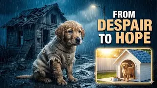 Poor Dog Lost His Home But Worked Hard for a Better Life | Motivational Story#DogStory #EmotionalSto