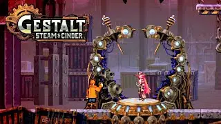 Gestalt: Steam & Cinder gameplay | 2D platforming in an stunning Steampunk World