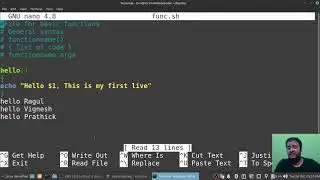 Shell Scripting - Functions in Linux Shell | Tamil