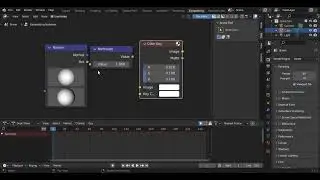 Blender. Normal Node/Normalize Node/Color Key Node.