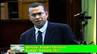 Hon. Robert M. Persaud, Minister of Agriculture (Guyana) Budget Debate 2011 (Part 2)