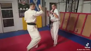 Light contact karate kyoukushin combination