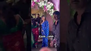 Heroine #anjali actor #srinivasreddy snapped #konavenkat daughter wedding