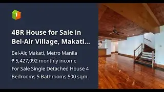 4BR House for Sale in Bel-Air Village, Makati - RS4727182
