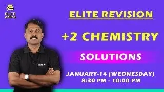SOLUTIONS #plustwo  #chemistry  #elitelearners  #tirur