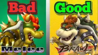 Top 5 MELEE Characters who became BETTER in BRAWL