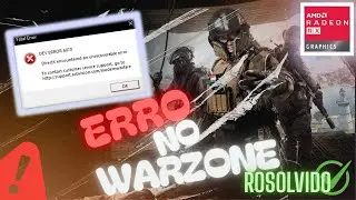 ✅ WARZONE TRAVANDO E FECHANDO ERRO DIRECTX (RESOLVIDO)