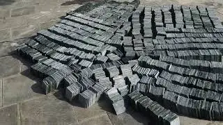 Green Marble Tiles - Ready to transform your spaces. #marblemosaic #greenmarble #naturalstone