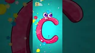 Tracing Letter C for Babies | C for Cat 🐱 C for Car 🚗 | ABC Learning #Shorts