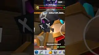 being chased by the entire lobby in Skyblock Blockman go. #blockmango #funny
