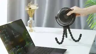 Adjustable small octopus shape fan multipurchase mini fan