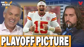 Колин Каухерд и Ник Райт обсуждают фотографию плей-офф НФЛ 2025 года | THE HERD NFL