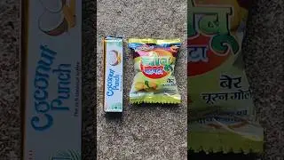 Coconut punch & nimbu chatpata very tasty🍭 #chocolate #candy #shorts #viral #lollipop #gems #cadbury