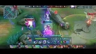 GUISON  FREE STYLE  WITH MY SLOW HAND 🤣25 kill 😎#mobilelegends #trending #freestyle