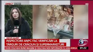 Inspectorii ANPC fac verificări la târgurile de Crăciun și supermarketuri