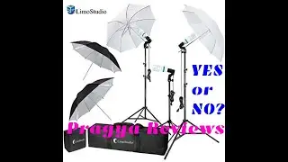 best affordable beginner photography light kit, vlogging, LMS103, umbrella, light stand, LimoStudio,