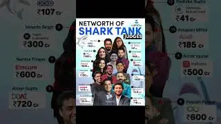 Networth of shark tank judges #viral #trending #judge #sharktank #networth #startup #rmtraders #oyo