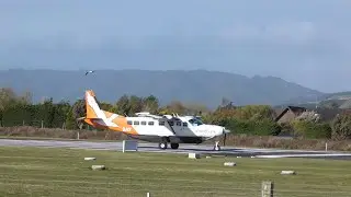 Kapiti Coast Airport | Sounds Air | Cessna 208B Grand Caravan (ZK-SAY) take off RWY34
