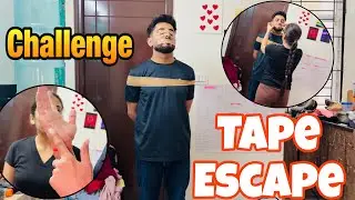 Stuck In Tape | Can I Escape The Challenge? 