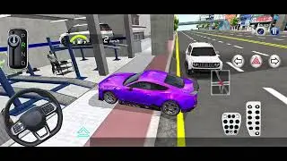 The car drive with highway driving to parking - 3D driving class 2026-iOS Android gameplay#game 