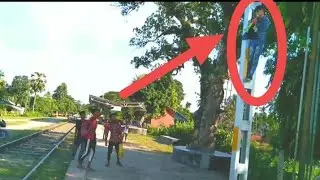 Train Huisel Prank Village Prank Video Bangla Funny video Bangla Funny Comedy Natok Elias Computer