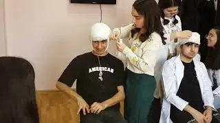FARMAKOLOGİYA FAKÜLTƏSİNİN TƏLƏBƏLƏRİ İLƏ SARĞILAR PRAKTİKİ MƏŞĞƏLƏSİ! !!!