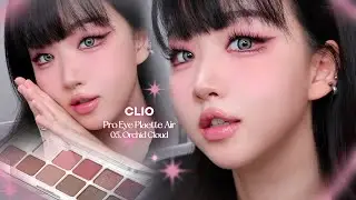 💜오키드 클라우드 겨쿨 메이크업💜(다이소 태그 쿠션 쉐딩, 인플루언서 챔파우더, 인보라 립베이스, 클리오 립펜슬, 이사배 투슬래시포 누블랙) 톡신TOXIN