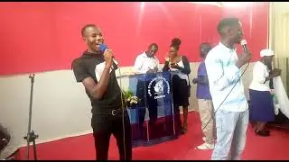 Emma Omonge-(Nachotaka)modern worship style performance at LED Church Ruai part 1