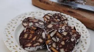 Como se hace un salchichon de chocolate