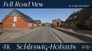 Schleswig-Holstein, Germany: S&uuml;lfeld/T&ouml;nningstedt, Grabau - Hauptstra&szlig;e, L226 - 4K (UHD/2160p/60p)