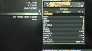 Call of Duty - MW3: Prestige Shop: how to get a nice emblem & titel!!!!