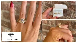 Честный обзор Maxine Jewelry | Великолепный свадебный комплект изумрудной огранки для женщин из с...