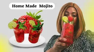 Рецепт домашнего мохито!! как приготовить мохито!! Домашний напиток мохито.