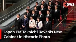 HISTORIC MOMENT: Japan PM Sanae Takaichi Poses With New Cabinet at Prime Minister&rsquo;s Office | AC14
